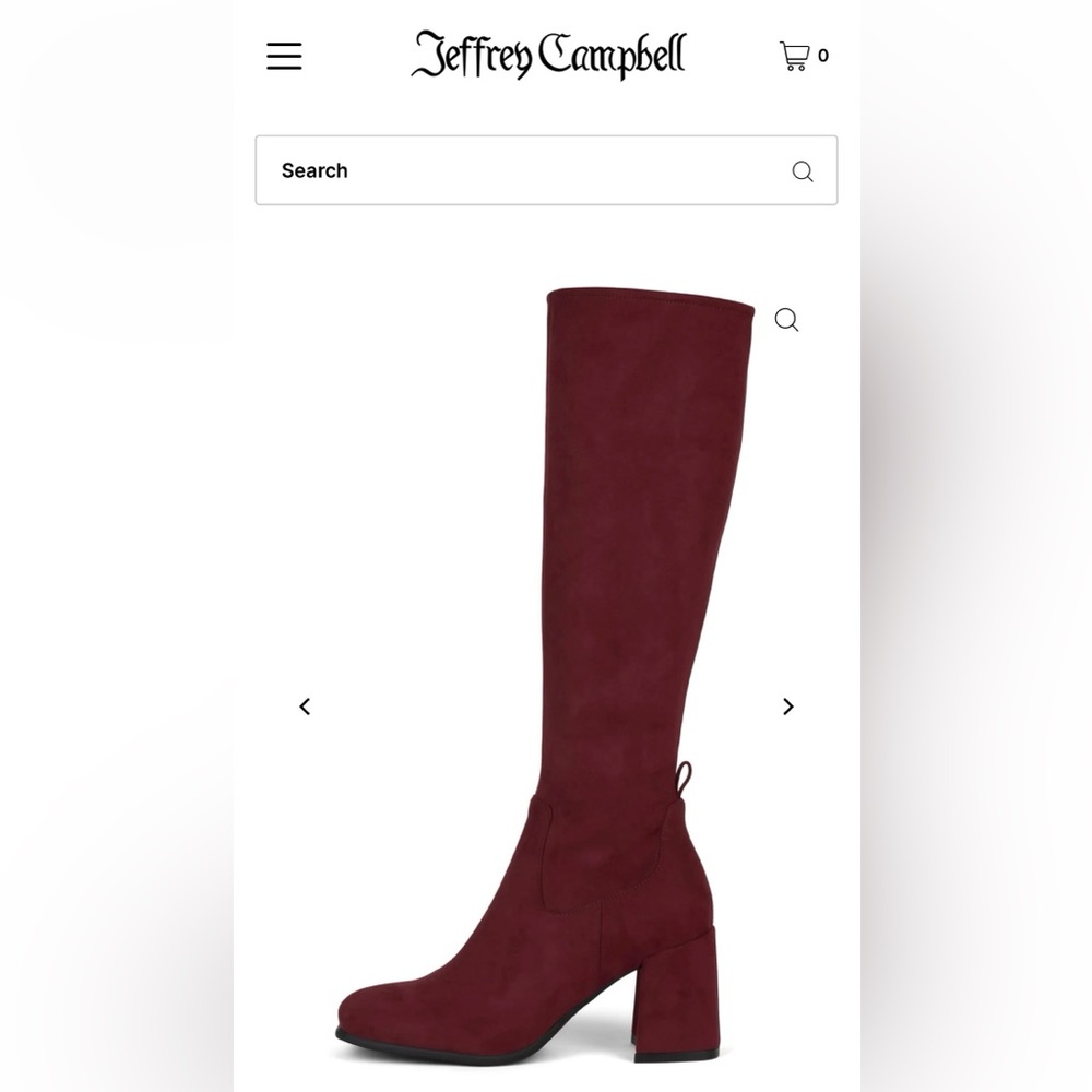 Jeffrey Campbell Brown Hot Lava Suede Boots
